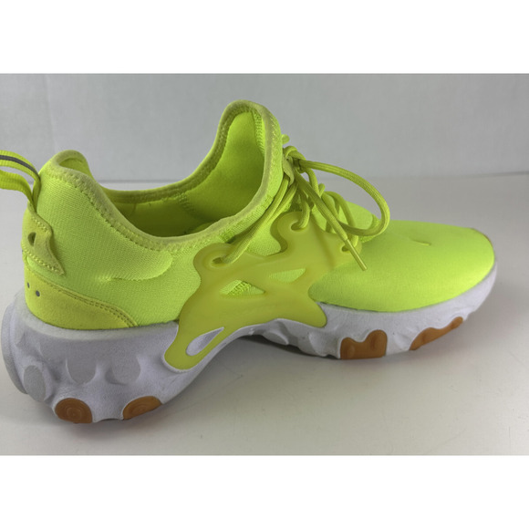 Nike Running Shoes Men's Size 11 React Presto AV2605-702 Neon Yellow Volt White - Picture 13 of 16